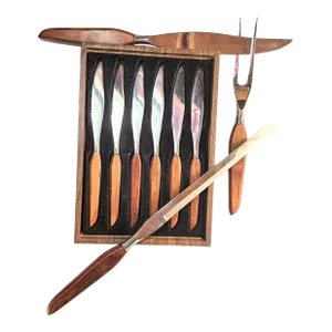 Mid-Century Knife Set- Set of Nine