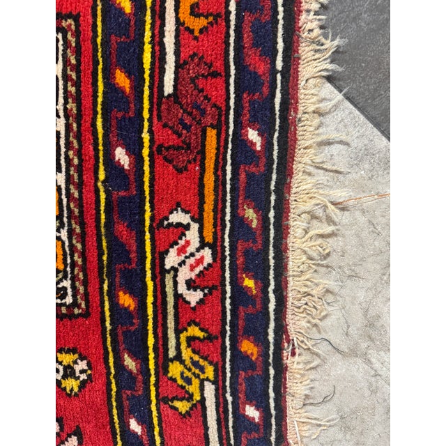 This is a finely woven Caucasian Karagashli rug from the Shirvan–Kuba weaving district, characterized by its distinctive...