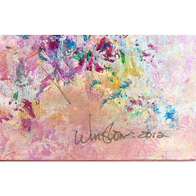 Love in Spring at Big Sur California Original Acrylic on Canvas by J W Winslow For Sale In Monterey, CA - Image 6 of 7