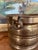 Possibly Antique Brass Toned Decorative Bucket With Side Handles - Vintage Container Possibly Planter For Sale - Image 4 of 10