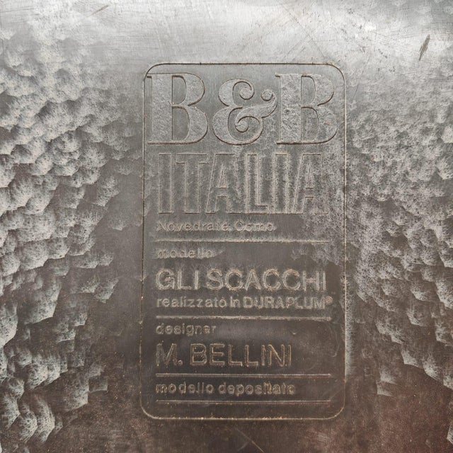 Black Coffee Table by Mario Bellini for B&b Italia, 1970s For Sale - Image 8 of 9