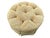 French Abusson Style Upholstered Skirted Ottoman by Pearson For Sale In New York - Image 6 of 9