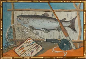 Orvis "Speckled Trout" O/C Still Life
