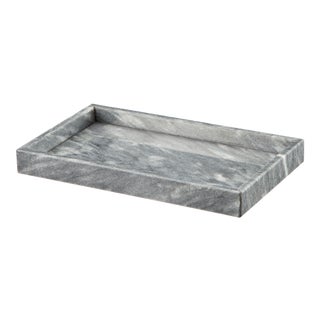 Gray Marble Amenity Tray For Sale