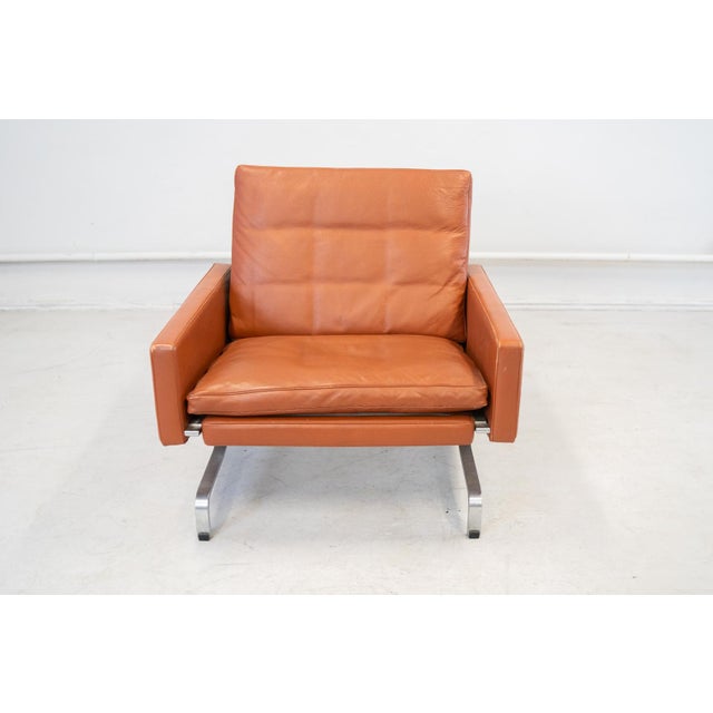 1970s Sofas in Cognac Leather attributed to Paul Kjaerholm for Kold Christensen, 1970s, Set of 3 For Sale - Image 5 of 16