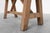 French Rustic Oak Trestle Bench, 1890s For Sale - Image 6 of 13