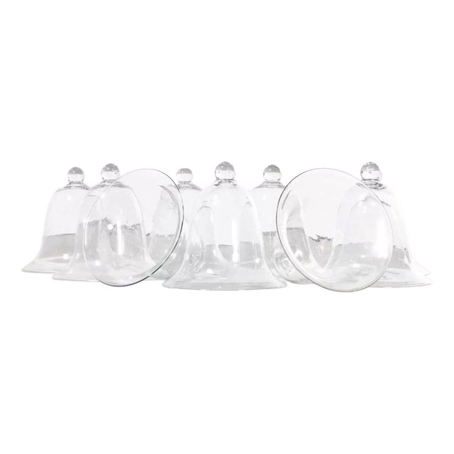 19th Century French Mouth Blown Glass Cloche For Sale