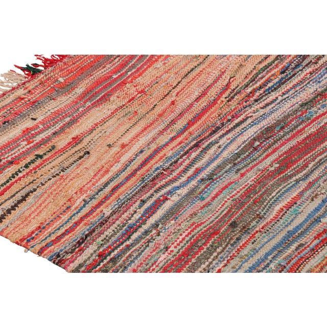 Vintage Moroccan Kilim Rug With Polychromatic Stripes, From Rug & Kilim For Sale In New York - Image 6 of 7