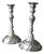 Louis XV Silver Candlesticks from Mons, Bergen, Austria, 1780, Set of 2 For Sale