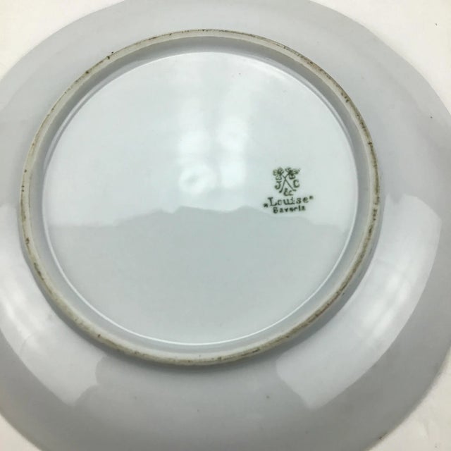 Ceramic Late 20th Century Louise Bavaria Decorative Plate For Sale - Image 7 of 9