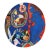 Nazmiyal Collection Vintage Round Corneille Art Rug For Sale