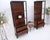 Mid 20th Century Pair 7.5' Tall Custom Mahogany Etageres Adjustable Shelves Dresser Drawers MINT! For Sale - Image 5 of 12
