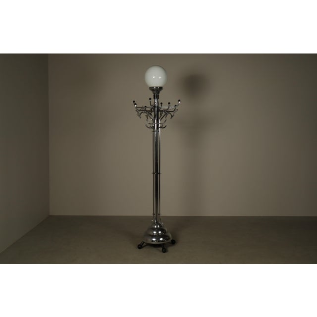 Large Art Deco Coat Rack/Floor Lamp, 1920s For Sale - Image 15 of 15