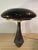Metal Art Deco Murano Bubble Glass Mushroom Lamp For Sale - Image 7 of 13