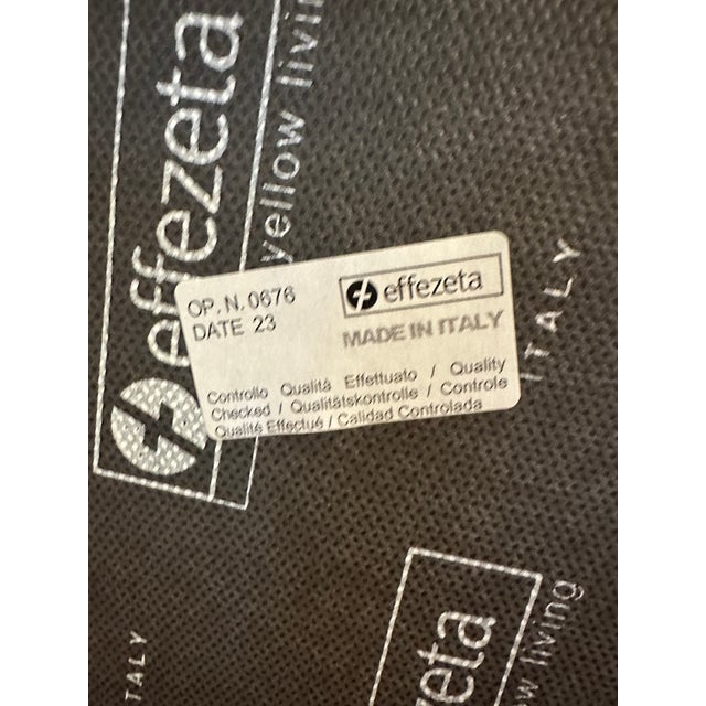 Metal Vintage Italian Chrome Effezeta Cantilever Dining Chairs in Orange – Set of 3 For Sale - Image 7 of 7