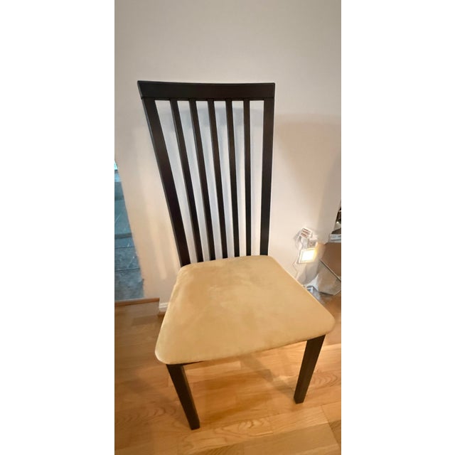 Ebony Skovby Denmark Wenge Dining Set, Extendable (Butterfly Leaf) Table & 6 Chairs. For Sale - Image 8 of 10