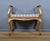 Small Early 20th Century Louis XV Bench with Gilded Wood Armrests For Sale - Image 13 of 17