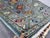 Blue and Burgundy Bokhara Wool Runner Rug With Tribal Gul Motifs, 2'11" X 9'7" For Sale - Image 15 of 17