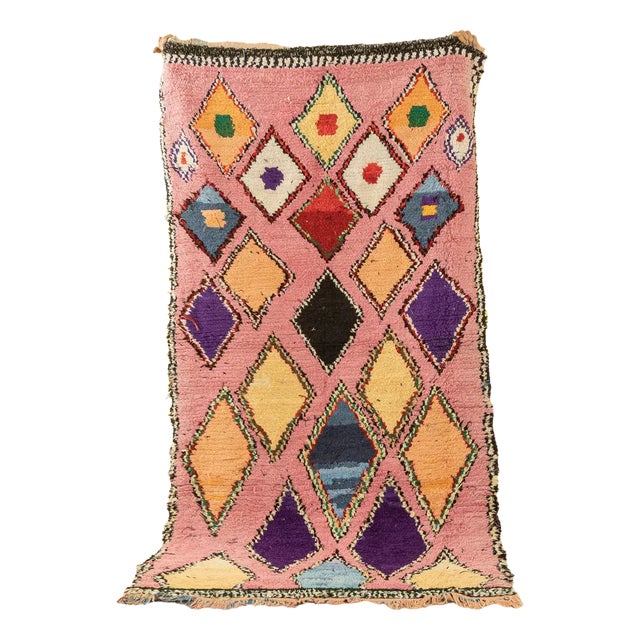 Vintage Boujad Berber Rug For Sale