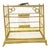 Metal Birdcage with Decorative Elements and Shaped Handle For Sale