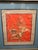 19th-Century Qing Chinese Red Silk & Gold-Thread Buddhist Lion Embroidery For Sale - Image 11 of 17