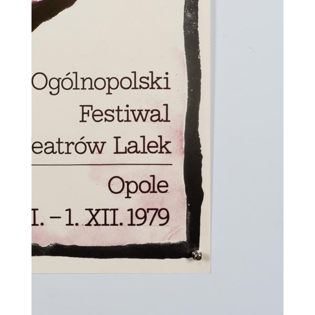 9th National Puppet Theatre Festival Exhibition Poster by Jan Lenica, 1979 For Sale - Image 6 of 9