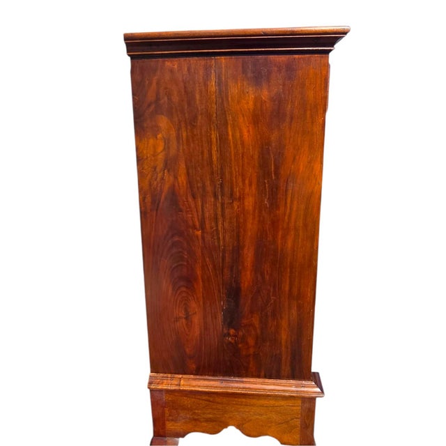 Wood Late 18th Century Queen Anne Solid Walnut Chest/Every Section Made From One Piece of Lumber. For Sale - Image 7 of 18