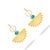 Cleopatra Sunburst Turquoise Gold Earrings, A Pair For Sale In Miami - Image 6 of 10