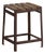 Vintage Industrial Stool in Pine Wood and Iron, Central Europe, 1950 For Sale