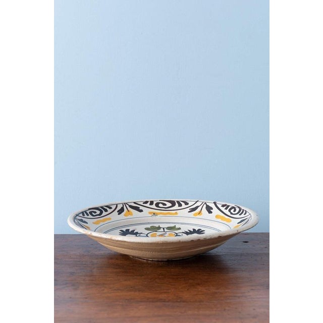 18th Century Dutch Delft Polychrome Fruit Basket Dish For Sale - Image 5 of 8