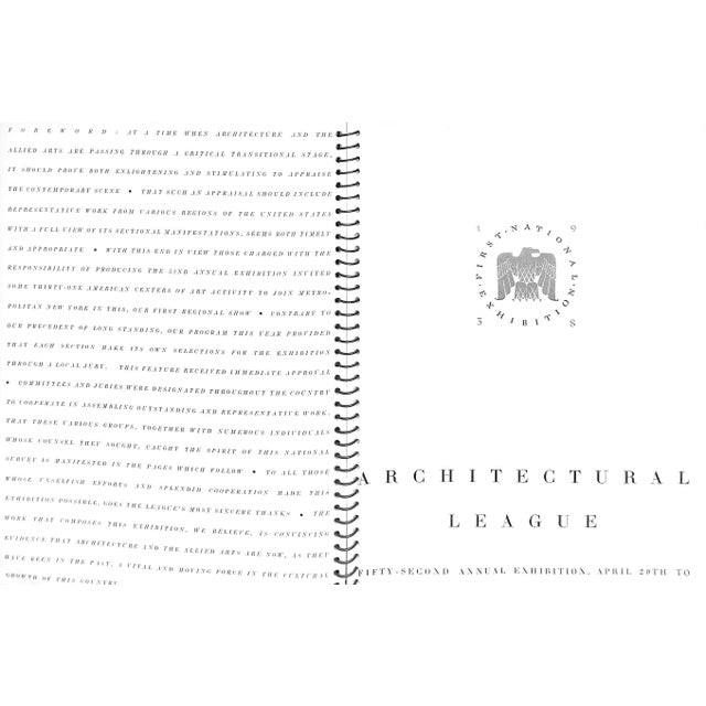 Traditional Architectural League: Fifty-Second Annual Exhibition - April 20th to May 12th, 1938 For Sale - Image 3 of 14