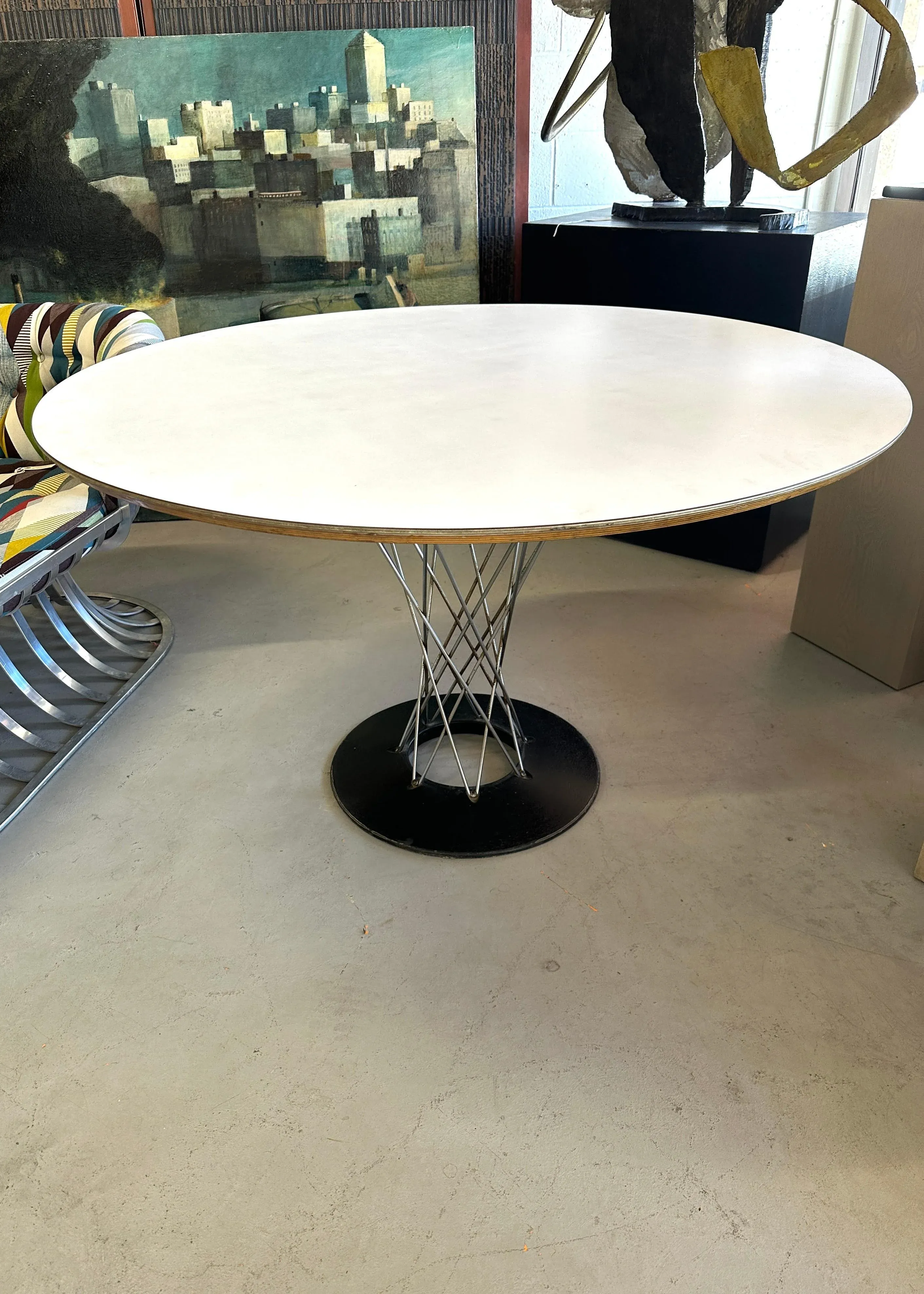 1960's Isamu Noguchi for Knoll Cyclone Table 48 inch | Chairish