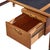 Wood Kofod Larsen for Selig Megiddo Queen of Sheba African Wenge Wood and Brass Executive Desk For Sale - Image 7 of 9