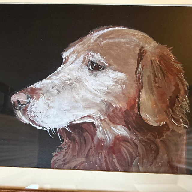 Contemporary Contemporary Judy Henn Golden Retriever Dog Print For Sale - Image 3 of 4