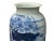 Chinese Blue White Handpaint San Yang Kai Tai Scenery Porcelain Vase For Sale - Image 12 of 14
