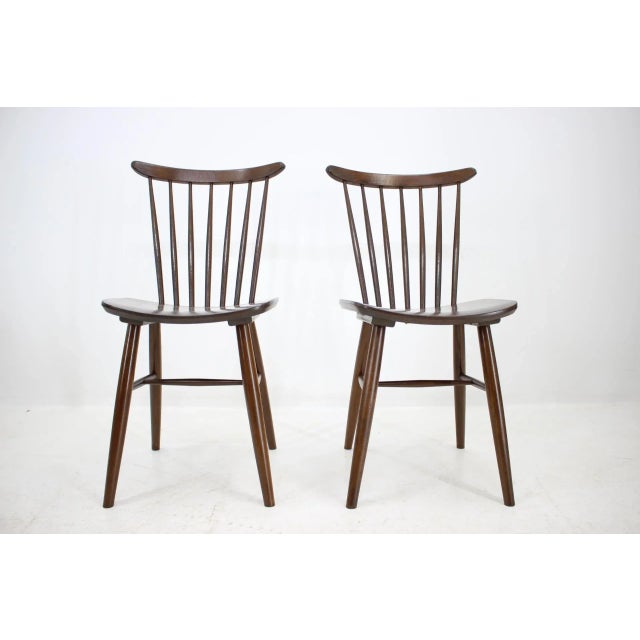Scandinavian Style Dining Chairs, 1960s, Set of 4, in Very Good conditions. Designed 1960 to 1969