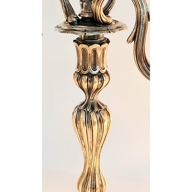 Vintage Candleholders from Christofle, 1940s, Set of 2, in Very Good conditions. Designed 1920 to 1949 This piece has an...