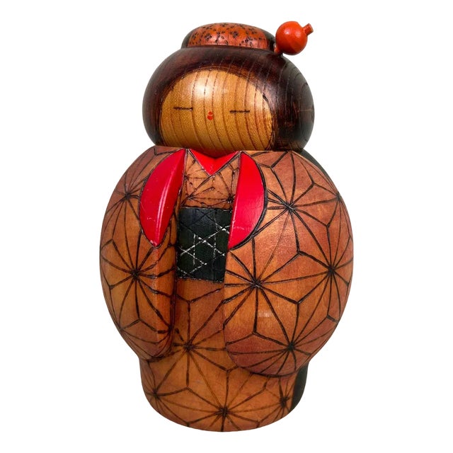 Vintage Sosaku Kokeshi by Kazuo Takamizawa, Japan, 1960s For Sale