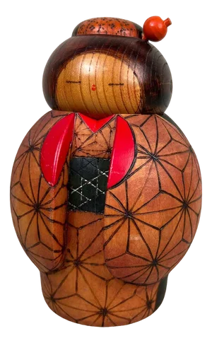 Vintage Sosaku Kokeshi by Kazuo Takamizawa, Japan, 1960s