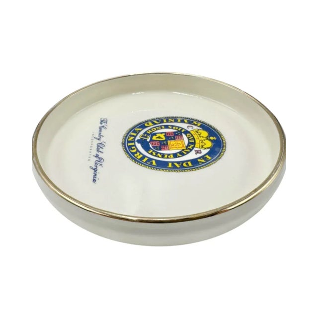 Vintage the Country Club of Virginia Richmond Ashtray For Sale - Image 11 of 13