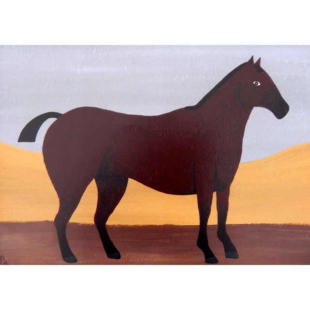 Matt Rix, Naive Style Prize Bay Mare, Print, Framed For Sale - Image 4 of 12