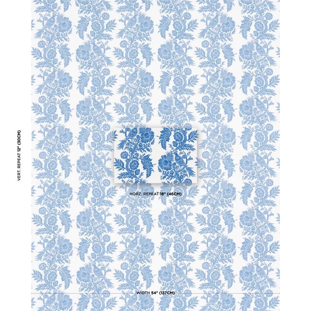 Marie-Anne Oudejans based this lovely fabric on a hand-painted block print that she originally created for a hotel...