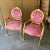 2020s Pink Velvet Chair French Style Tufted With Gold Details - Set of 2 For Sale - Image 5 of 7