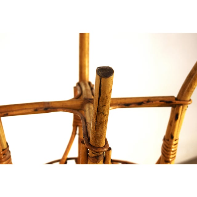 Bamboo Stools, Italy, 1970, Set of 3 For Sale - Image 15 of 17