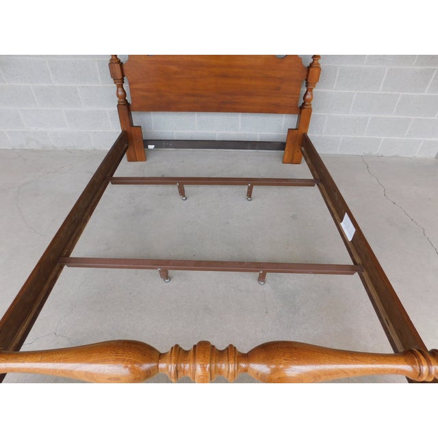 Brown Thomasville Fisher Park Queen Size Poster Bed For Sale - Image 8 of 14