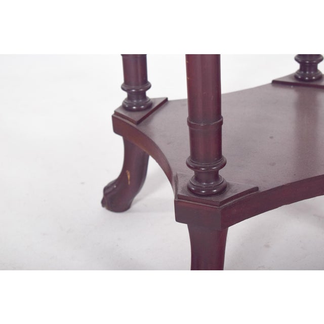 Wood English Round Wood Coffee Table, 1890s For Sale - Image 7 of 9