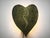 1960s Heart-Shaped Wall Lamp in Brass, 1960s For Sale - Image 5 of 18