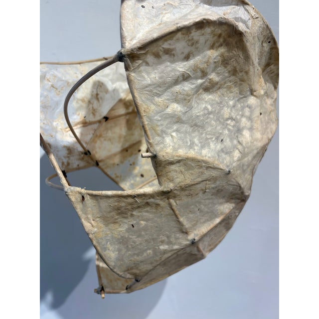 Paper Handmade Japanese Kozo Paper and Reed Sculpture For Sale - Image 7 of 8
