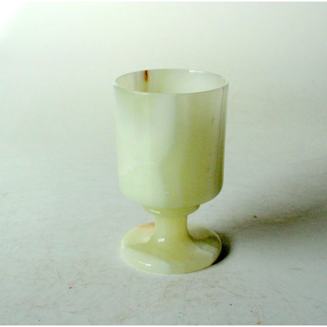 1970s Vintage - Onyx Pen Holder, Onyx Goblet, Handmade in Italy For Sale - Image 4 of 8