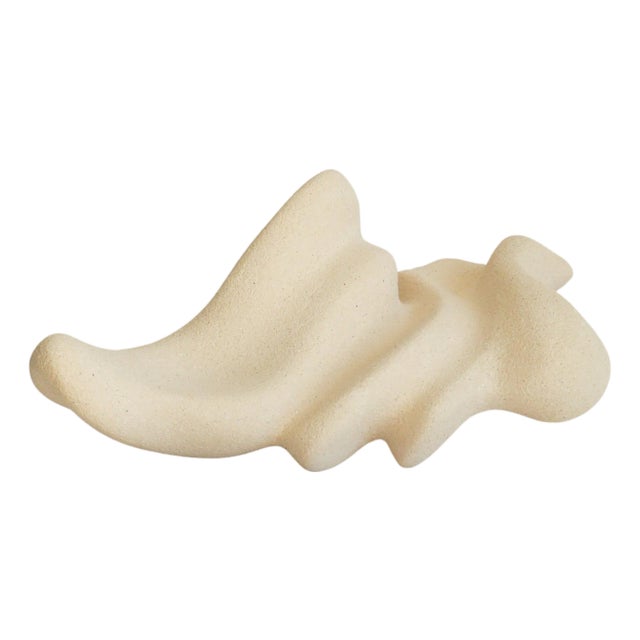 Ceramic Floating Echo Sculpture in Stoneware Clay by Aleksandra Krasnopolska For Sale